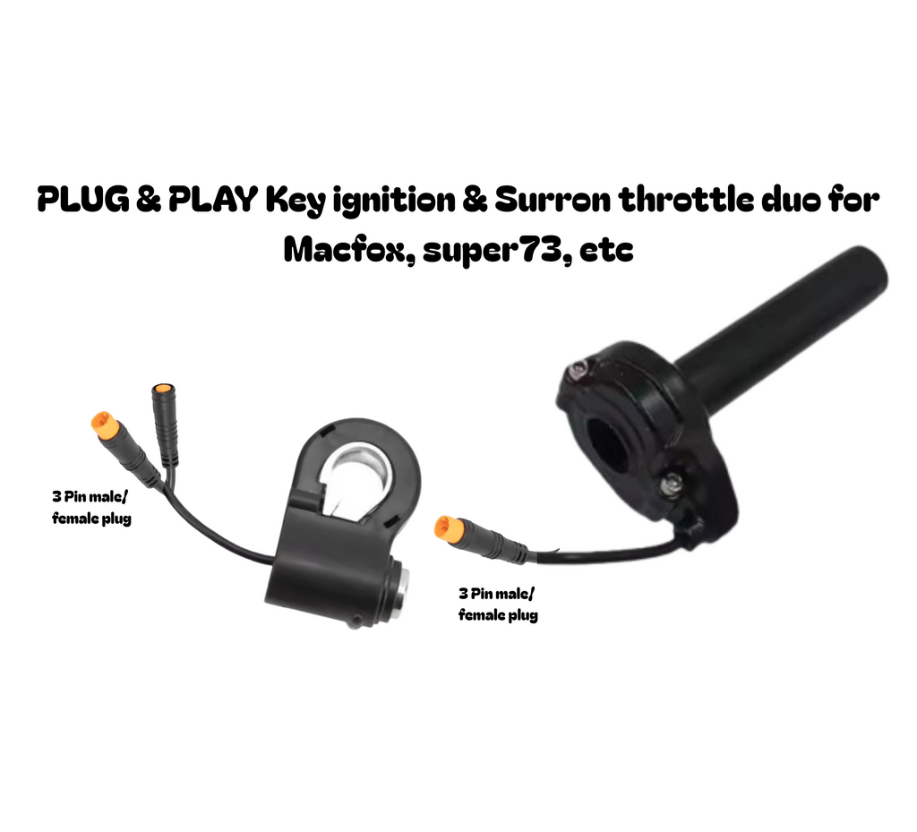 Key ignition & surron throttle combo